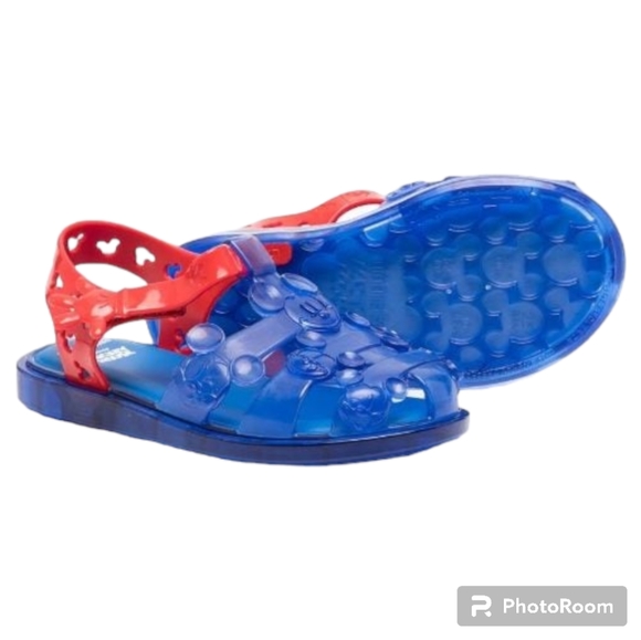 Mini Melissa Disney Mickey Mouse Jelly Sandals Shoes NIB - Picture 6 of 6